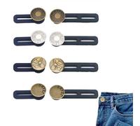 Ensemble de 8 boutons d'extension de taille de pantalon,boutons d'extension de taille de pantalon,pantalons d'extension de pour hommes et femmes,robes,chemises,d'extension de pan