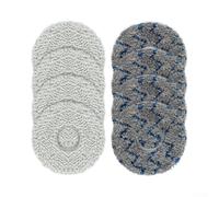 Ensemble de 8 chiffons de nettoyage en microfibre lavables pour Ecovacs pour Deebot T20 pour Omni pour Max for Pro - Lot de 8 chiffons de nettoyage en microfibre pour taches tenaces sur surfaces dures