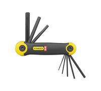 Ensemble De 8 Clés Hexagonales Pliantes Stanley Métrique (1,5-8mm)