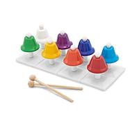 Ensemble de 8 Cloches de Table Multicolores par Gear4music