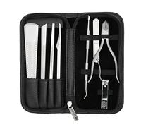 Ensemble de 8 couteaux de pédicure en acier inoxydable, kit professionnel d’élimination des callosités des pieds avec coupe-peau morte, outil pour ongles incarnés et grattoir à