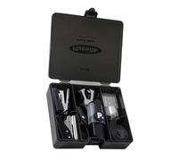 Ensemble De 8 Fournitures Bureau Comprenant Une Perforatrice Agrafeuse Des Ciseaux Un Dissolvant D'agrafes Ruban Marqueur Emballé Dans Étui Rangement Agrafeuse Et Trombone