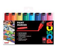 Ensemble De 8 Marqueurs De Peinture Posca PC-8K
