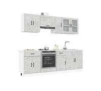 vidaXL Ensemble d'armoires de cuisine 8 pcs Kalmar bois d'ingénierie