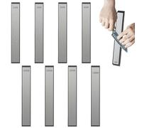 Ensemble de 8 pierres à aiguiser diamantées GOEDCH pour couteaux de chef : Pierres à aiguiser diamantées - Grain 240, 400, 600, 800, 1000, 1200, 2000 et 3000, Pierre à aiguiser rectangulaire pour cout