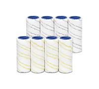 Ensemble de 8 rouleaux de rechange pour nettoyeur électrique de sols durs Karcher FC7 FC5 FC3 FC3D EWM2,
