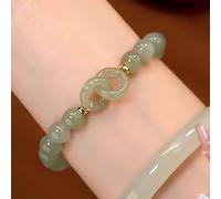 Ensemble de 9 bracelets en perles de verre pour un style élégant pour l'été et un usage quotidien (06)