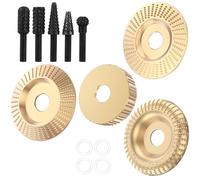 Ensemble De 9 Disques Rotatifs For Meuleuse D'angle, Meuleuse D'angle, Sculpture Sur Bois Et Râpe Rotative