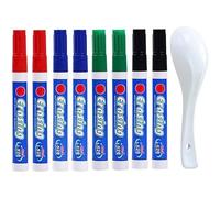 Ensemble De 9 Marqueurs Magiques À Effaçables À Sec Pour Peinture À L'eau, Pour Tableau Blanc, Outils De Peinture