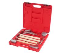 Ensemble de 9 pièces pour carrosserie automobile, comprenant un marteau et un tas, des outils de débosselage, un kit professionnel de réparation de carrosserie avec boîte à outils