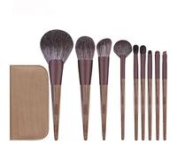 Ensemble de 9 pinceaux de maquillage Ensemble complet de pinceaux de réparation de fard à paupières en poudre libre