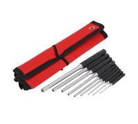 Ensemble de 9 poinçons à goupilles, kit d’outils en acier rapide avec des tailles allant de 1/16 à 5/16 pouce, livré avec un sac de rangement, pour la réparation automobile, la