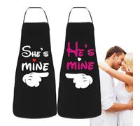 Ensemble de amusants pour couple - légers et confortables pour deux, ajustement facile avec des imprimés élégants, idéal pour cuisiner ensemble | petite amie et petit ami, meilleurs