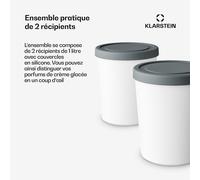 Ensemble de bac à glace | 1 litre | plastique | compatible lave-vaisselle