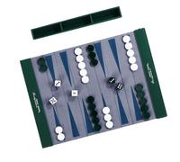 Ensemble de backgammon en cuir PU à enroulement portable | Ensemble de jeu avec des règles simples pour adultes et, plusieurs jeux amusants pour une utilisation
