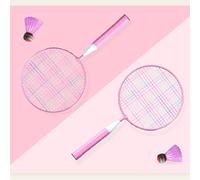 Ensemble de Badminton pour Enfants, Conception Légère avec Absorption des | Construction en alliage de fer, cadre rond plus grand, protection de ligne encastrée, idéal pour une utilisation intérieure