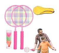 Ensemble de Badminton pour - Raquette de Badminton pour, Accessoire de Sport Portable pour entraînement Sportif, Fitness, Loisirs, Camping, Pique-Nique, Jeux de Jardin, Sports