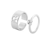 Ensemble De Bagues Punk En Métal À Cinq Points Pour Femme, Accessoires Pour Index Ouvert, Joint De Boucle, Anneau De Queue, Bijoux Cadeaux