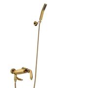 Ensemble de baignoire et douche mural - Robinet mitigeur froid et chaud en laiton élégant pour décoration moderne et facile à installer, parfait pour la rénovation de la maison