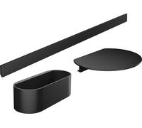 hansgrohe WallStoris Barre murale avec tablette et corbeille de rangement, 27966670,