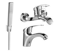 Ensemble de baignoire Mexen Fabia R72, chrome - 746503R72-00