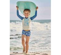 Ensemble de bain garçon T-shirt anti-UV + boxer bleu 14A