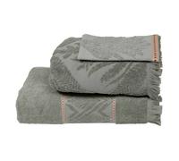 Atmosphera - Ensemble de bain Wild coton 3 pièces 140 cm Vert céladon