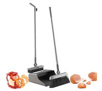 Ensemble De Balai - 3 Pièces Outils De Nettoyage Anti-Rouille Gadgets - Ensemble Balai Et Ramasse-Poussière De Cuisine | Pour Maison Cuisine Appartement Intérieur Extérieur