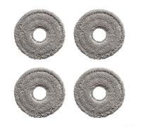 Ensemble de balai de rechange en microfibre pour aspirateurs Dreame For Bot, S Pro Pro, Prime Pro avec capacité supérieure d'élimination de la saleté (A)
