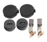 Ensemble de balais de charbon avec support, capuchon et couvercles pour CB430, BHP460, BHR200, BGA452, pour perceuses sans fil Makita, meuleuses d'angle, scies circulaires et marteaux rotatifs (type 4