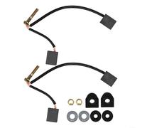 Ensemble de balais de moteur de rechange pour Clubcar pour chariots de golf électriques Ezgo - Compatible avec les numéros de pièce 102186201 73120-g25 - Construction en plastique et métal - Noir