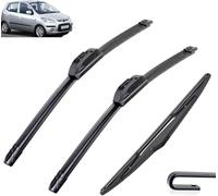 Ensemble de balais et de Bras d'essuie-Glace arrière pour Hyundai I10 MK 1 2007-2013 22 Pouces + 16 Pouces + 12 Pouces, Remplacement de l'ensemble d'essuie-Glace.