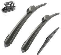 Ensemble de balais et de Bras d'essuie-Glace arrière pour Nissan Pathfinder R51 2005-2012 24 Pouces + 18 Pouces + 12 Pouces, Remplacement de l'ensemble d'essuie-Glace.