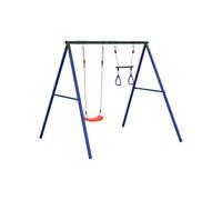 Ensemble de balançoire d'extérieur avec balançoire et trapèze pour enfants -