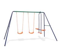 Ensemble De Balançoires Avec 4 Sièges Orange