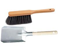 Ensemble de balayage, pelle à charbon, pelle à charbon, pelle à cendres, balayette (1, pelle à charbon galvanisé + balayette)