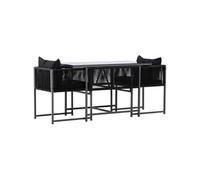 Venture Home - Ensemble de balcon 2 chaises et une table Noto G