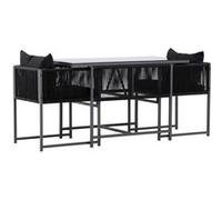 Venture Home - Ensemble de balcon 2 chaises et une table Noto G