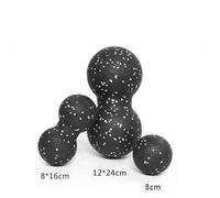 Ensemble De Balles D'arachide À Rouleaux En Mousse,Balle De Yoga,Bloc De Pilates,Fitness,Relaxation Du Dos Et Des Pieds,Rééducation De La Colonne Cervicale - Type White Speckles