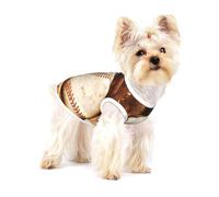 Ensemble de balles de Baseball,T-Shirt sans Manches en Coton pour Animaux de Compagnie, Gilet Respirant, Extensible et Doux,S
