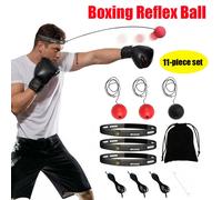 Ensemble De Balles Réflexes De Boxe, Avec Bandeau En Corde Élastique, Balles De Vitesse, Entraînement À La Réaction Et À L'agilité, Coordination ¿Il-Main