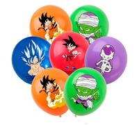 Ensemble de Ballons de Fête d'anniversaire de Style Dragon Ball, Décorations de Ballons, Décorations de Fête à Thème, 40 Pièces