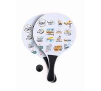 Ensemble de ballons de plage avec imprimé estival d'Angel Sports - parfait pour s'amuser à la plage