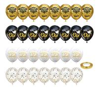 Ensemble de ballons décoratifs de fête de remise de diplôme 2026 - Ballons en latex imprimés confettis pour homme et femme - Décoration de fête de fin d'études supérieures - Fournitures de décoration