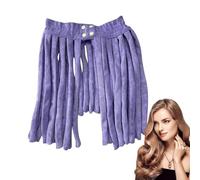 Ensemble de bandeaux à boucler sans chaleur | Outil de coiffage pour cheveux bouclés 2 en 1 | Accessoires de cheveux pour femme - Bigoudis absorbent rapidement l'eau pour cheveux longs