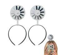 Ensemble de bandeaux amusants - Pince à cheveux insolite, style fantaisie tendance | Design de symbole créatif, accessoire léger pour le travail quotidien, les festivals, les défilés de vacances, le