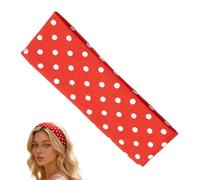 Ensemble de bandeaux élastiques, rouge antidérapant, bandeau extensible pour femmes, accessoire de sport d'entraînement confortable, filles, salle de sport, course à pied, basket-ball, yoga, football,