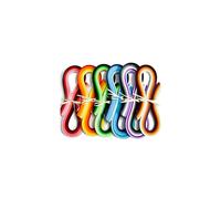 Ensemble de bandes de quilling multicolores JUYA, 720 bandes, 36 couleurs, longueur 54 cm, largeur de bande 5 mm