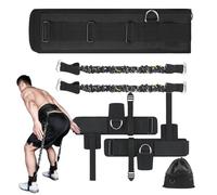 Ensemble de bandes de résistance - Bandes de résistance, améliorations du saut vertical, renforceurs de la force des jambes | Bandes d'entraînement de fitness pour hommes et femmes Boxe Basketball