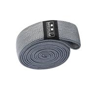 Ensemble de bandes de résistance longues avec 3 niveaux de tissu antidérapant pour entraînement de force à domicile et entraînement complet du corps avec boucles de hanches pour squats, pilates, yoga